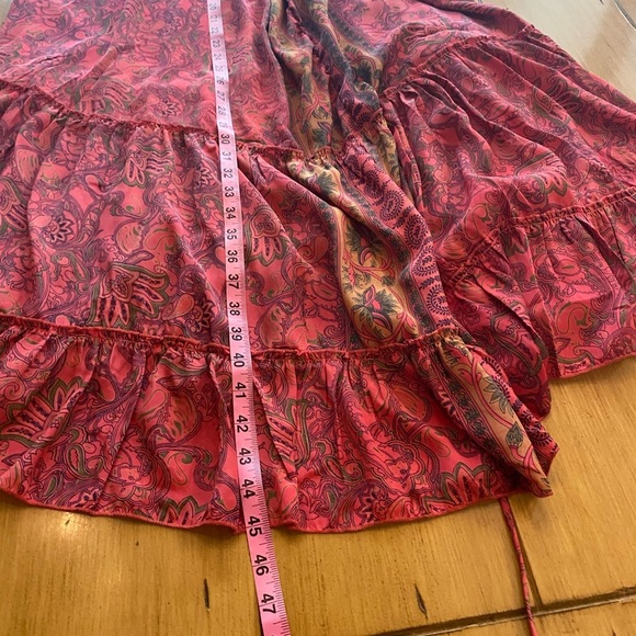 Raga Women’s Passion Struck Halter Maxi Pink Print Dress NWOT small excellent - Picture 14 of 14